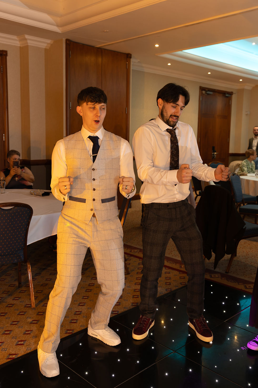 Party time at the Apollo hotel in Hampshire.