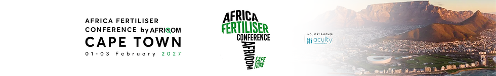 Africa Fertiliser Conference by AFRIQOM - Cape Town Feb 2027 - Page Banner.png