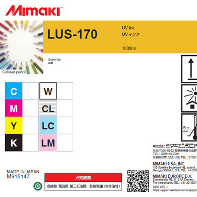 Mimaki LUS-170 - Curable Magenta Ink Bottle (1L)