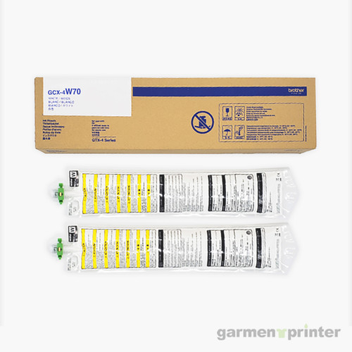 Brother GTX - White Ink (QTY 2 / 700cc) | GarmentPrinter.com