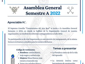 Asamblea General Semestre A 2022
