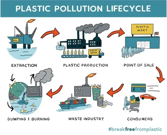 The Plastic Pollution Lifecycle