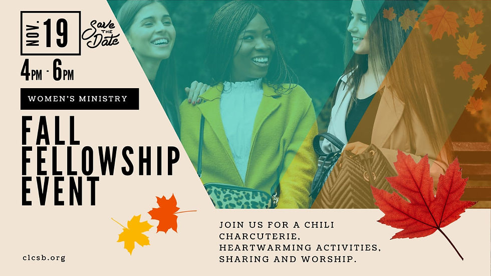 Women's Ministry Fall Fellowship