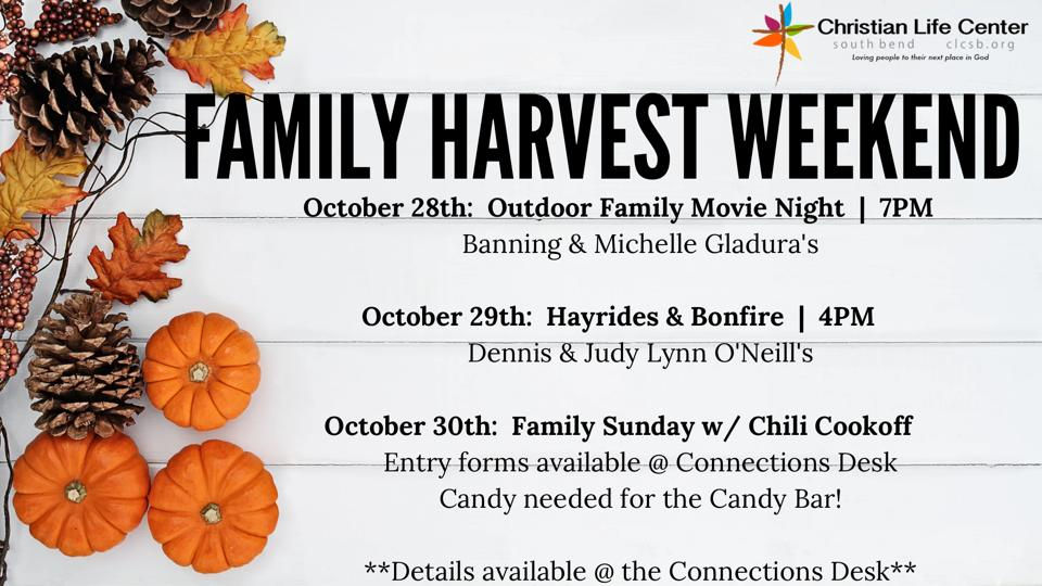Family Harvest Weekend!