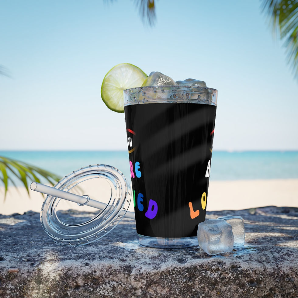 Thumbnail: Sunsplash Tumbler with Straw, 16oz