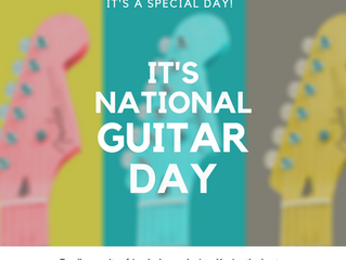 Happy National Guitar Day.