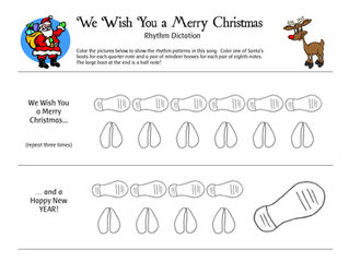 Christmas Ryhtym Dictation