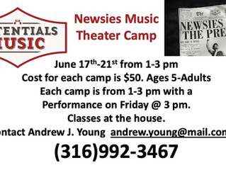 Newsies Music Theater Camp