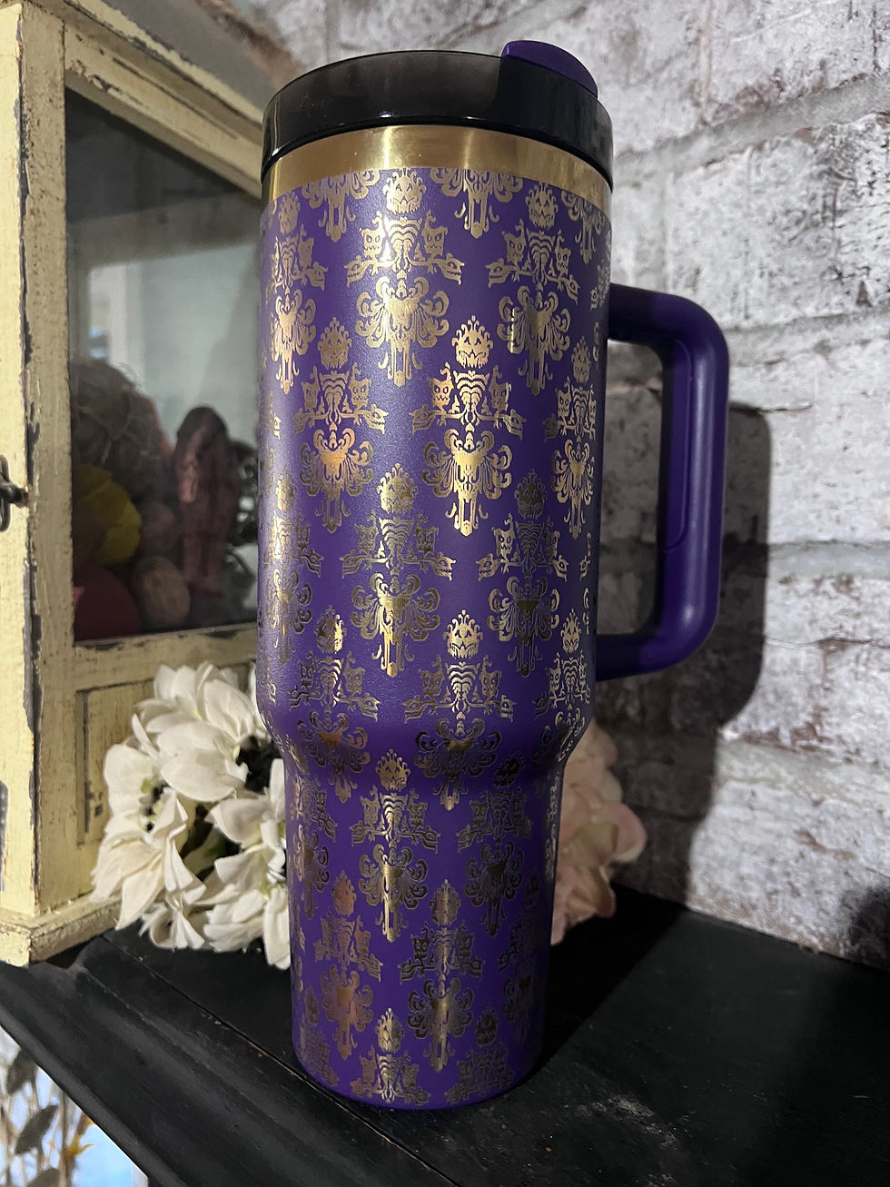 Thumbnail: 40oz HM Wallpaper engraved tumbler 