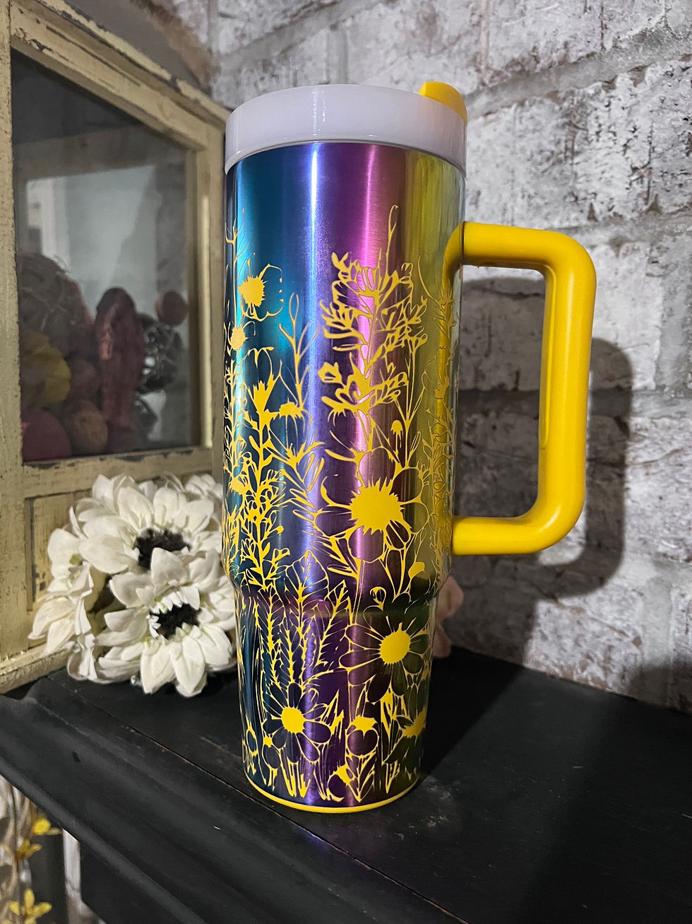 Thumbnail: 30oz Reverse Wild Flowers 