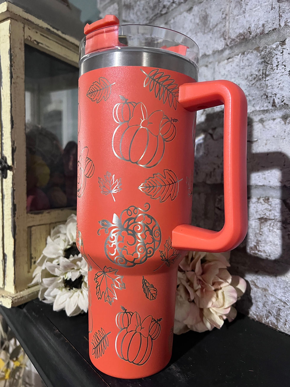 Thumbnail: 40oz Mickey fall pumpkin tumbler