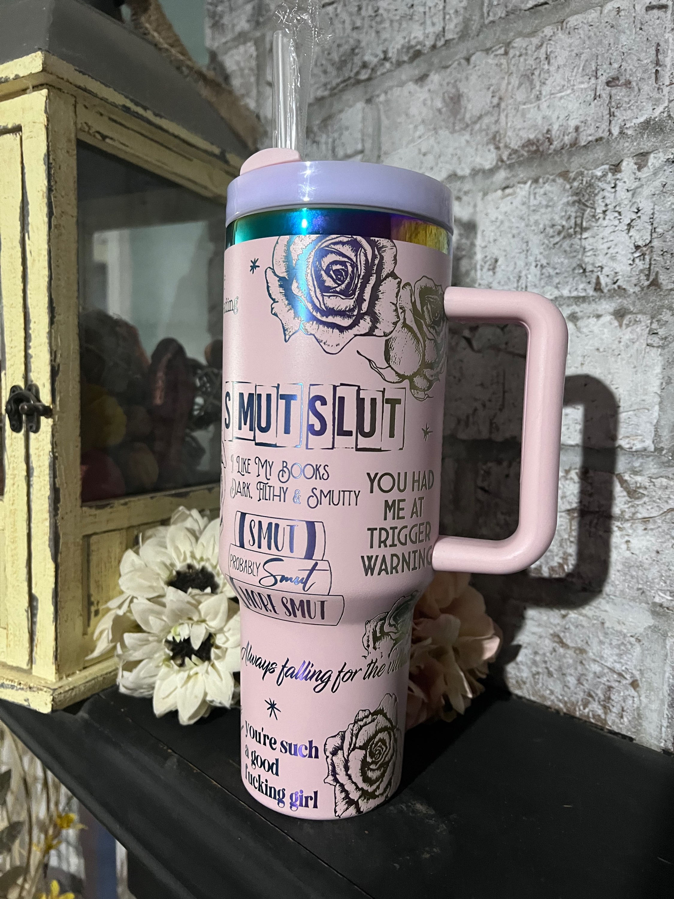 40oz Smut Book Tumbler