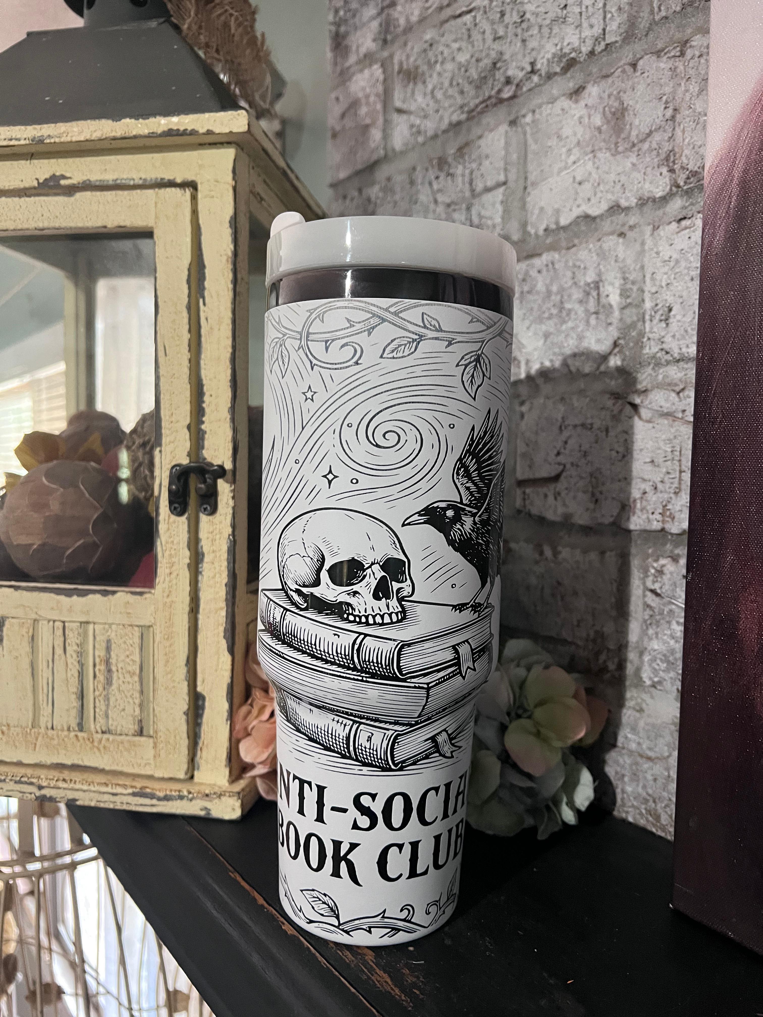Antisocial book club Tumbler