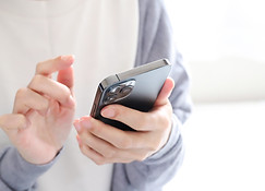 スマホから電話をかけるところ