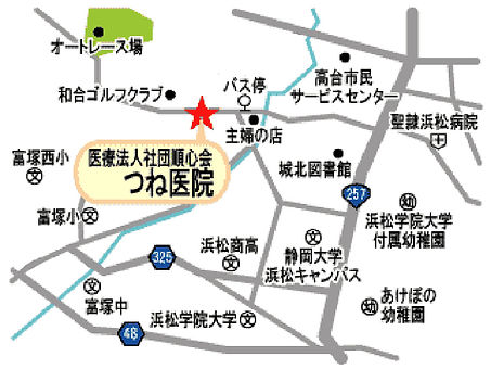 つね医院 地図