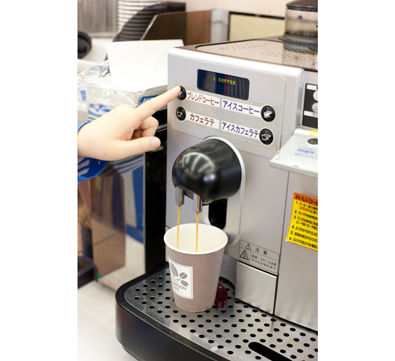 ローソンのコーヒーメーカー