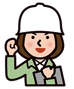 ガッツポーズをする女性