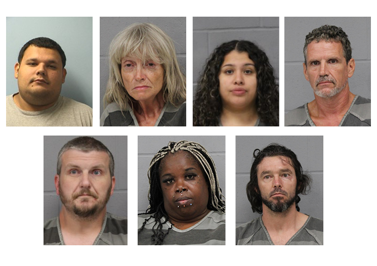 Gilbert Torres, Brenda Spradling, Lazette Hernandez, Heath Mead, Aaron Chaffin, Sarah Green, Justin Ussery.