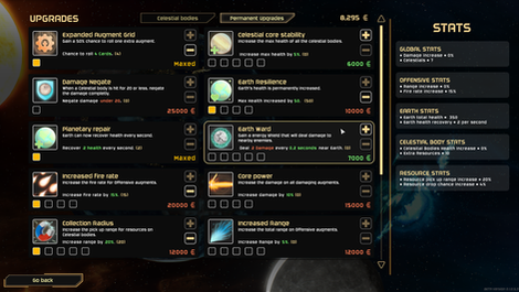 Permanent Upgrades