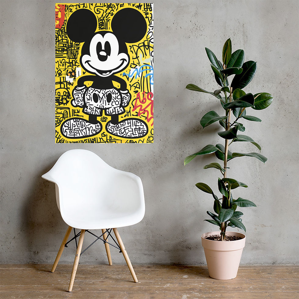 Thumbnail: Graffiti-Style Mickey Mouse in Bold Urban Art