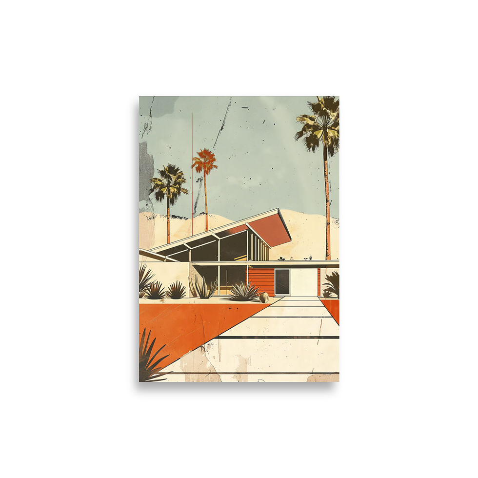 Thumbnail: Classic Mid-Century Modern Desert Home Artwork