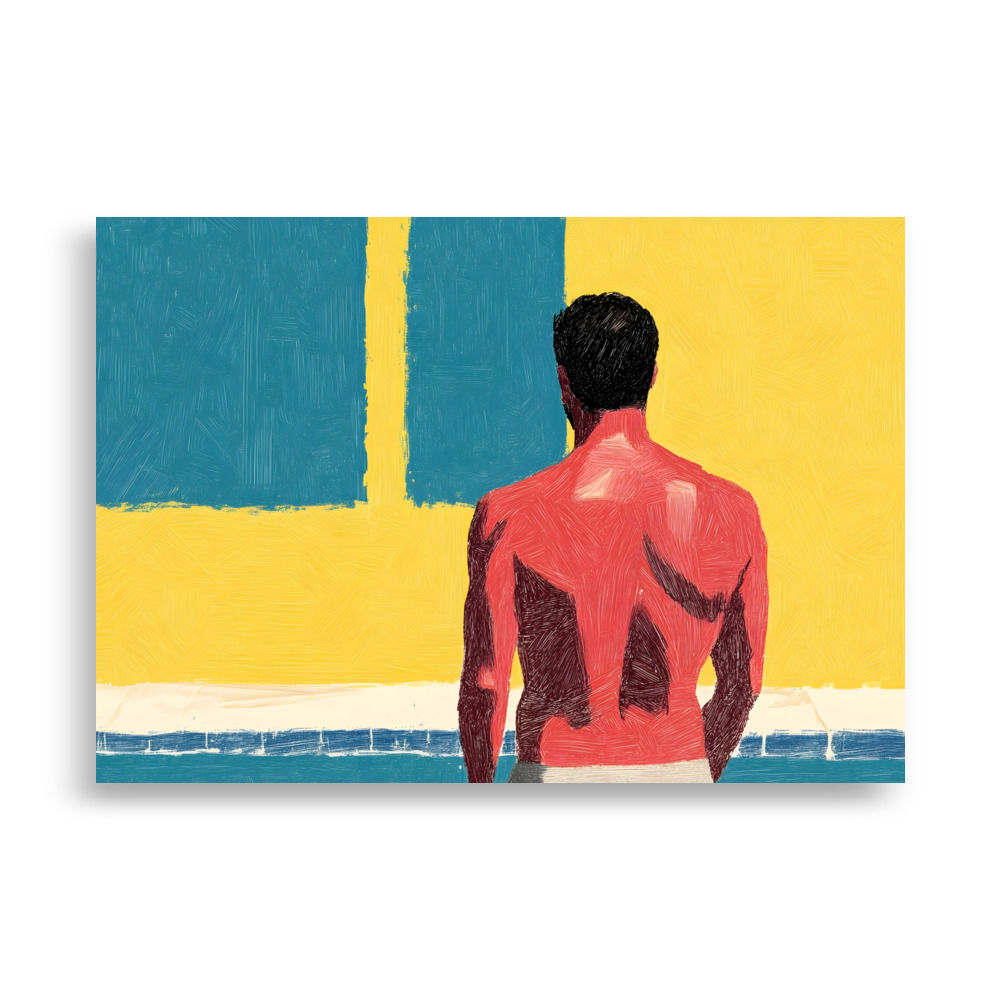 Poolside Reverie – A Mid-Century Escape