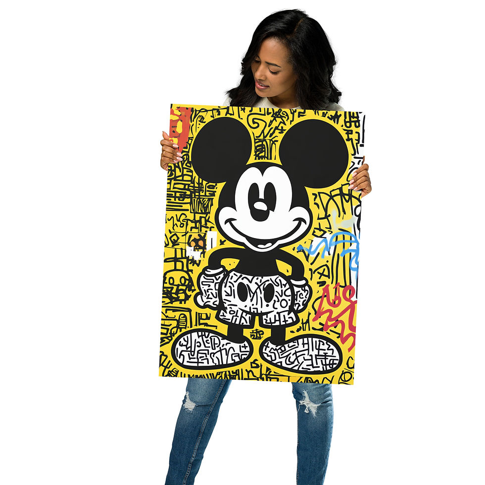 Thumbnail: Graffiti-Style Mickey Mouse in Bold Urban Art