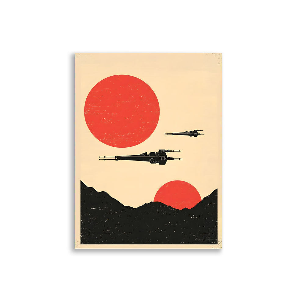 Thumbnail: Galactic Horizons – X-Wings at Sunset