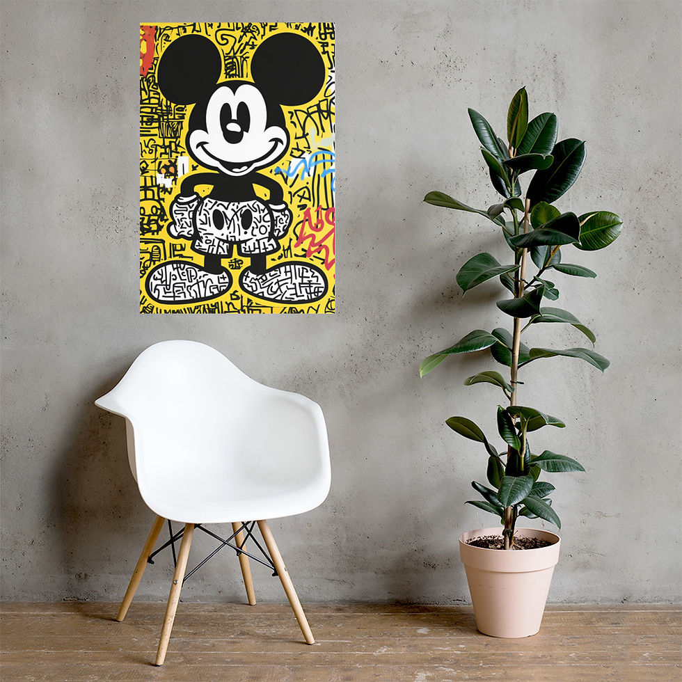 Thumbnail: Graffiti-Style Mickey Mouse in Bold Urban Art
