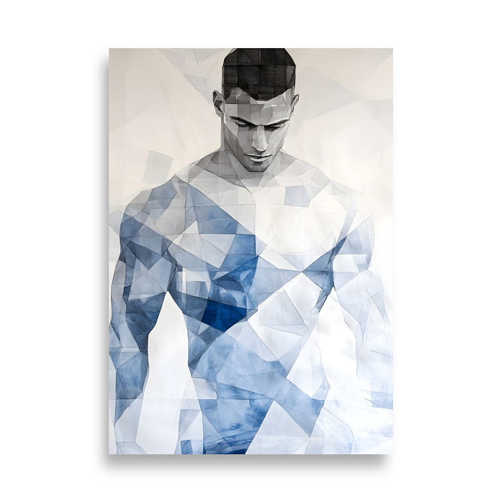 Fragments of Strength - Abstract Masculine Form