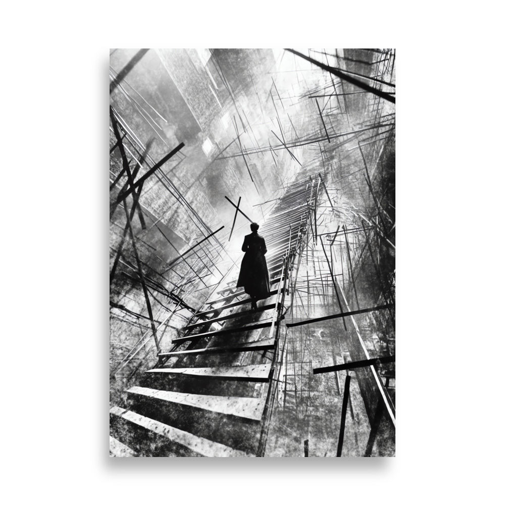 Surreal Ascent – Dreamlike Architectural Abstraction