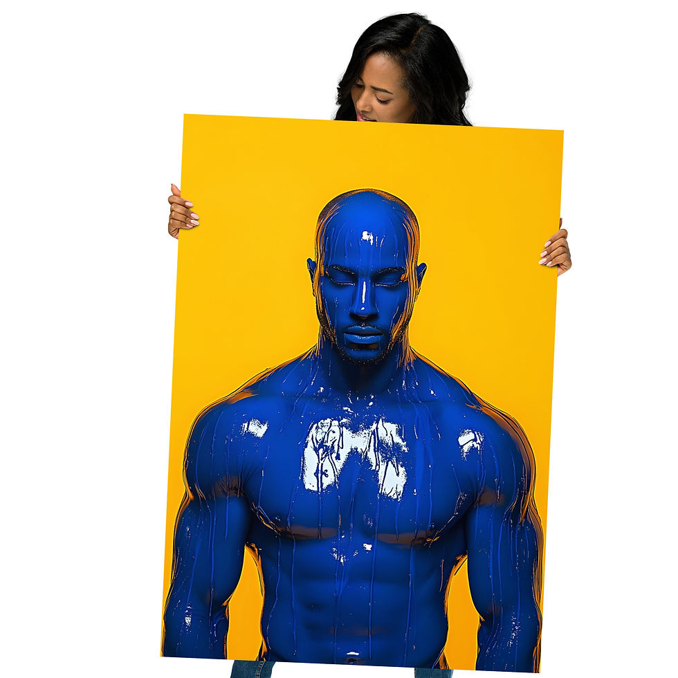 Thumbnail: Bold in Blue – Dripped Artistry