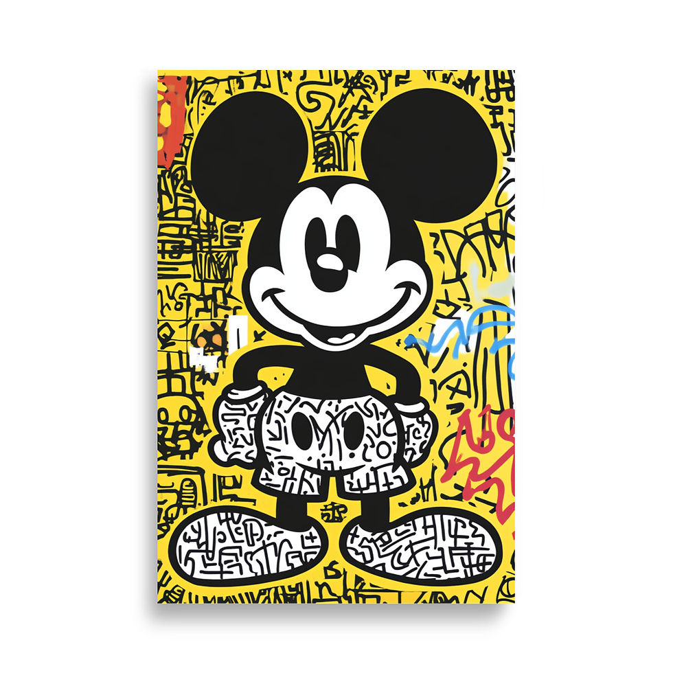 Thumbnail: Graffiti-Style Mickey Mouse in Bold Urban Art