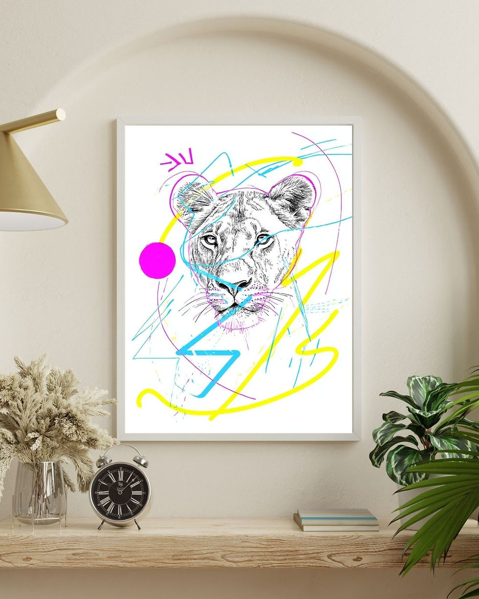 Thumbnail: Neon Lioness 