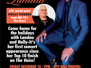 Voice Contestant, Holly Forbes, joins Landau for Holiday Concert