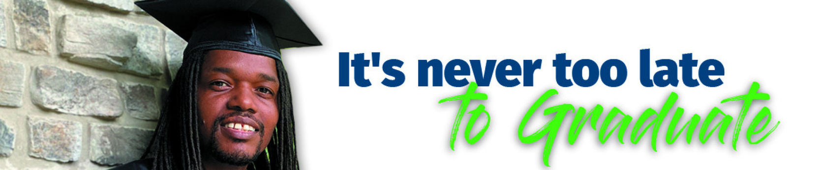 Landau - It's never too late to graduate!
