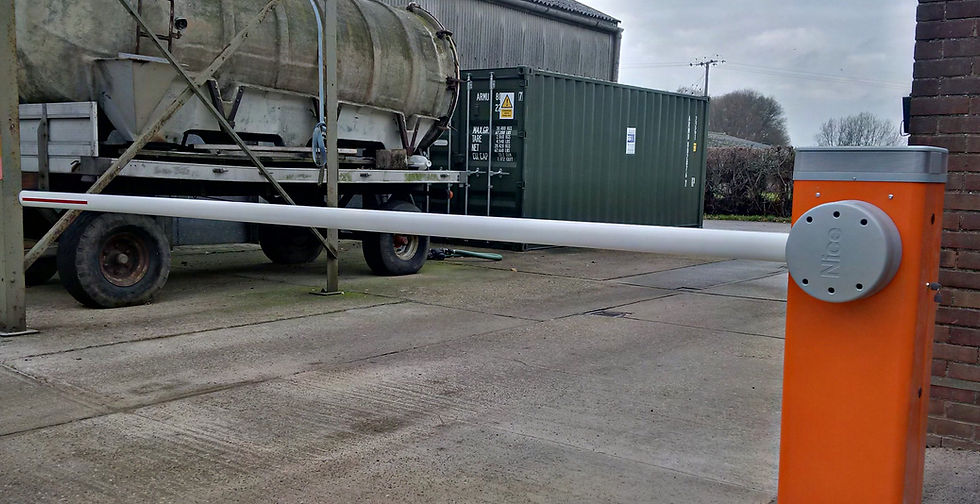White barrier