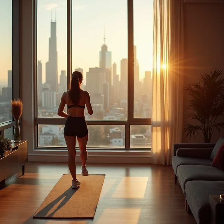 In-home personal training can be catered to a variety of spaces