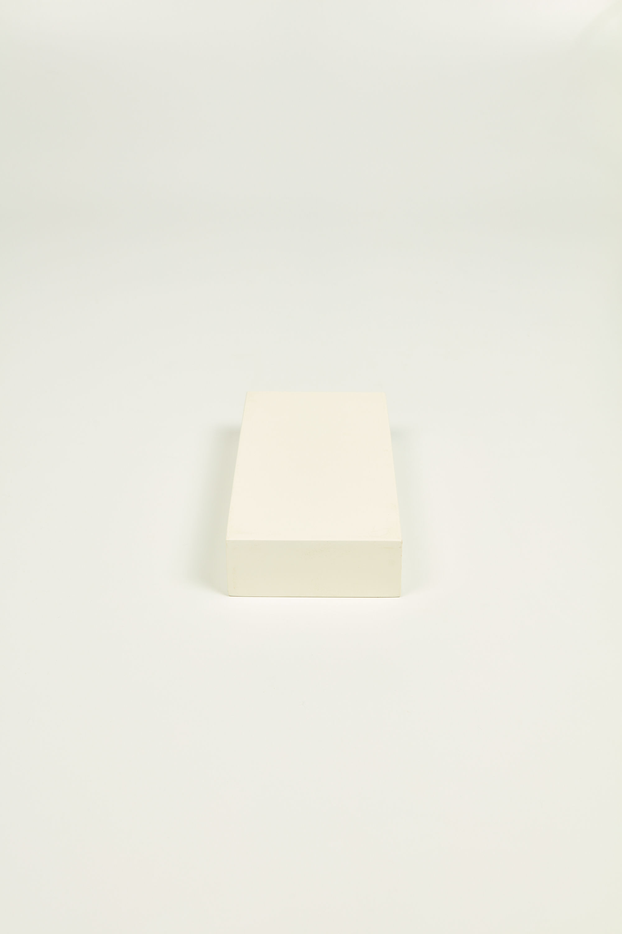 Objeto Retangular Laqueado Branco P