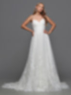 50831- Embroidered Tulle & Beading A-Line Wedding Dress I RcustomBridal