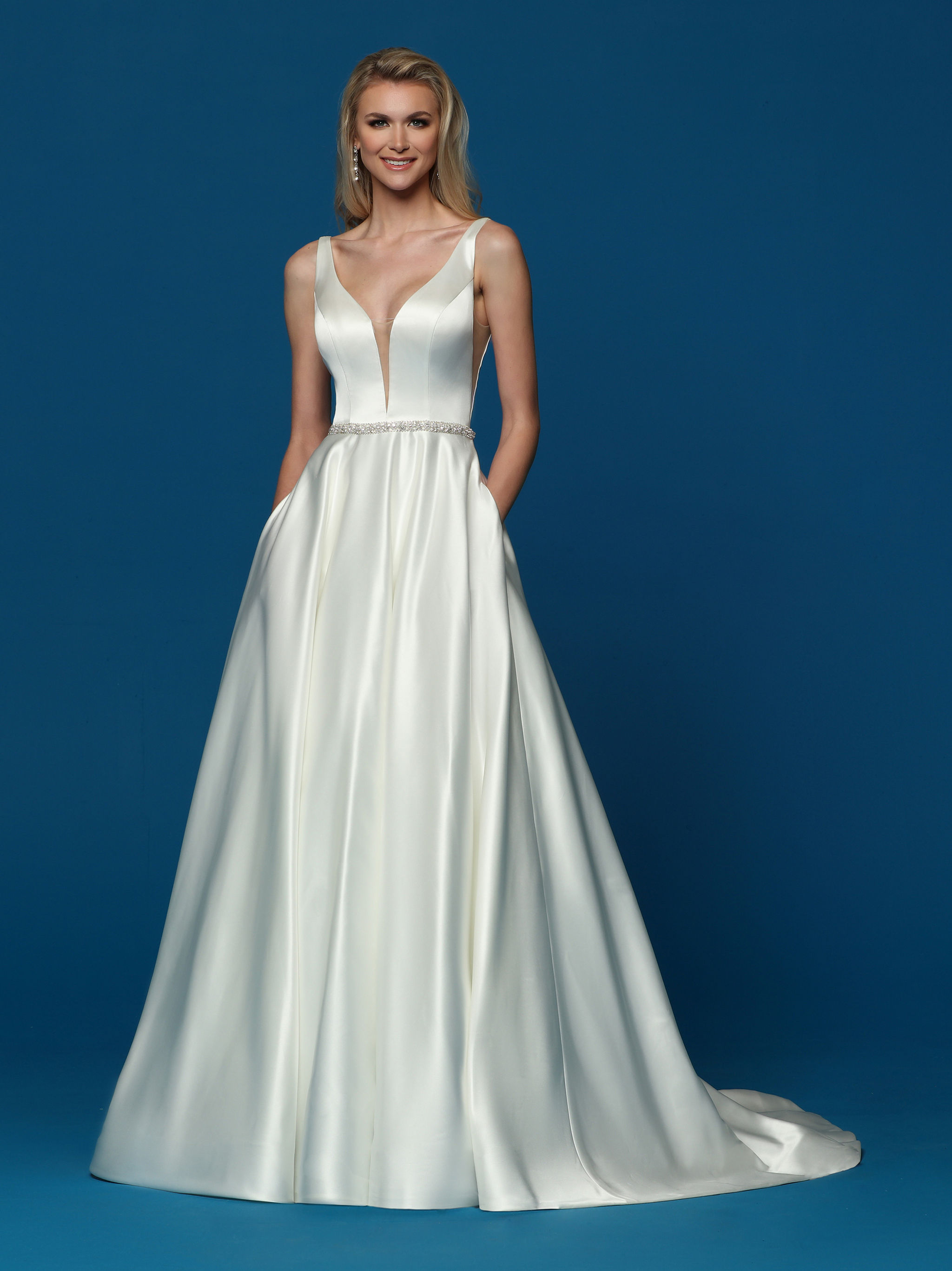 50656- Satin Wedding Dress