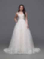 50879- Soft Tulle/Beaded Lace Wedding Dress