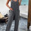 Thumbnail: Pocketed Spaghetti Strap Loose Sleeveless Jumpsuit