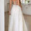 Thumbnail: Solid Halter Ruched Textured Tiered Full Dress