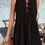 Thumbnail: Solid Tie Knot Pleated Sleeveless Mini Dress