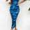 Thumbnail: Off Shoulder Allover Print Pleated Bodycon Dress