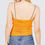 Thumbnail: V-neck W/shirring Detail Elastic Strap Mesh Cami Top