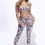 Thumbnail: Printed Tie Detailed Jumpsuit