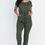 Thumbnail: Two-way Shoulder Drawstring Jumpsuit