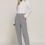 Thumbnail: High Waist Pintuck Detail Long Pants     